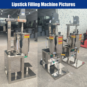 Automatic Cosmetic Bottle Filling Machine Cosmetic Lipstick Lip Balm Filling Machine Lipstick Making Machine with Mixing <strong>Hopper</strong> - Product Image 3