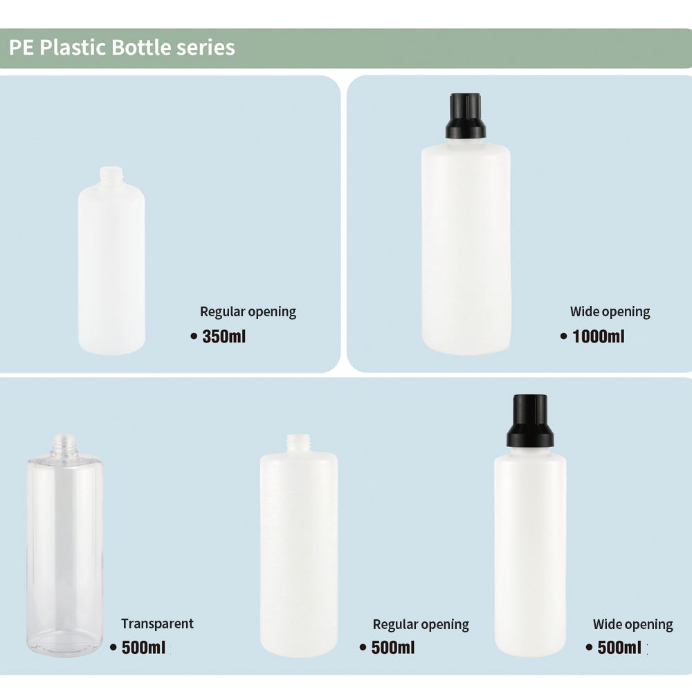 The capacity of the bottle can be selected.