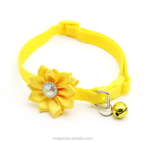 <span class=keywords><strong>Collar</strong></span> para mascotas de venta directa de fabricante, cuello para perro y gato de animales pequeños, <span class=keywords><strong>Collar</strong></span> bonito con flores de campana - Product Image 3