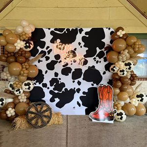 Cow Balloons Garland Arch Kit Cow <strong>Party</strong> <strong>Decorations</strong> for Baby Shower Birthday <strong>Farm</strong> Western Theme <strong>Party</strong> Supplies <strong>Decorations</strong> - Product Image 3