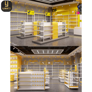 Fashion Boutique Display <b>Racks</b> for Retail Stores-Modern Eco Customizable Shelves & Stands for Jeans Clothes <b>Shoes</b> - Product Image 5