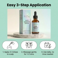 Sérum de croissance capillaire à la biotine et au romarin, peptide naturel, pour un cuir chevelu plus épais et plus fort, nourrissant, sans prostaglandine, OEM, étiquette privée