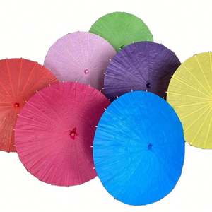 Parasol de style ange en papier écologique élégant et délicat de 84 cm avec logo personnalisé pour les mariages - Cadeau artisanal naturel - Product Image 5