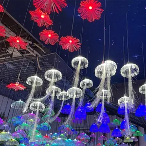 christmas Rgb Jellyfish Lights Outdoor Waterproof Led Garden Lights Lawn Landscape Lights for wedding christmas party holiday
