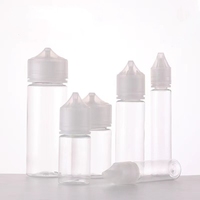 Envase PET con Tapa a Prueba de Niños, Botella V3 de 10ml-120ml con Gotero para Líquidos