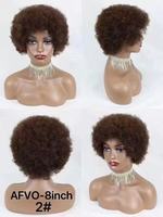 Offre Spéciale bouclés brésilien Remy perruque de cheveux perruque courte pour les femmes noires fabriqué à la machine sans dentelle 100% perruque de cheveux humains