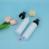 Flacon pulvérisateur PET violet, nouveau style populaire, avec capuchon extérieur, impression de logo personnalisée disponible pour les parfums
