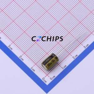 Condensador Electrolítico de Aluminio de Orificio Pasante LKMC0901C181MF, Orificio Pasante, D6.3xL9mm 180uF 20% 16V 486mA-100kHz - Product Image 1