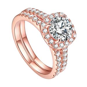SunStar Factory Direct Women's 925 Sterling Silver Zircon Engagement Wedding Ring Pave Setting Fashionable Rhodium Trendy - Product Image 6