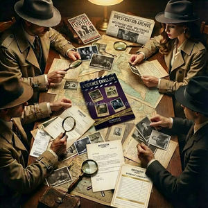 <span class=keywords><strong>Juego</strong></span> de Mesa de Detectives de Misterio y Crimen Personalizado de Fábrica para Adultos: Archivos de Casos de Asesinatos - Product Image 3