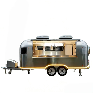 Remolque de Comida Móvil VIC de Aluminio y Acero Inoxidable con Cocina, Camión de Comida Multifuncional para Aplicaciones de Dulces - Product Image 6