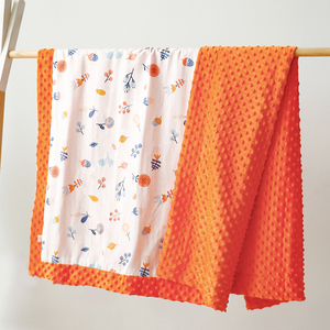 <span class=keywords><strong>Couverture</strong></span> pour bébé pour garçons et filles <span class=keywords><strong>Couverture</strong></span> de réception en peluche douce Minky avec support en pointillés pour nouveau-né <span class=keywords><strong>Couverture</strong></span> de <span class=keywords><strong>lit</strong></span> pour bambins - Product Image 6