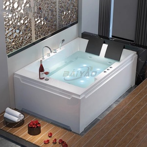 Bañera de Hidromasaje BAIYAO <span class=keywords><strong>para</strong></span> 2 Personas, <span class=keywords><strong>Jacuzzi</strong></span> Interior con Motor Eléctrico de 1 HP, Bomba de Agua con Certificación CE, Bañera de Hidromasaje <span class=keywords><strong>para</strong></span> Hotel - Product Image 6