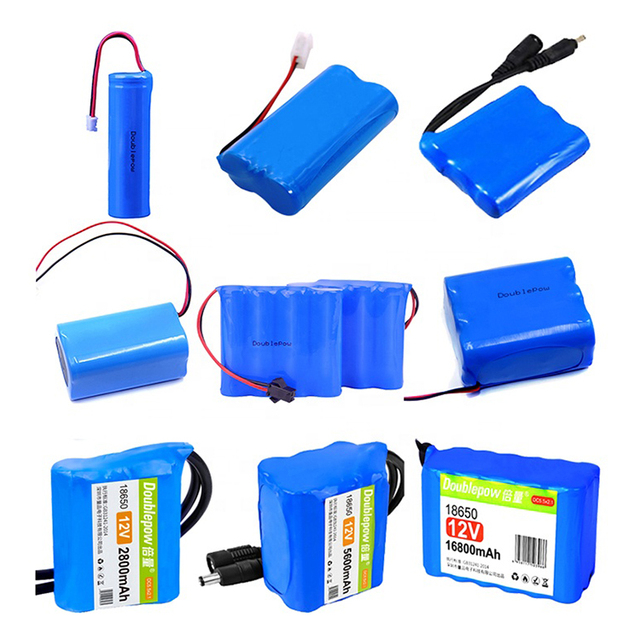High Capacity Custom 3.7V 7.4V 11.1v 14.8V 32650 21700 26650 18500 14500 18650 Rechargeable Battery Pack with PCB Protection