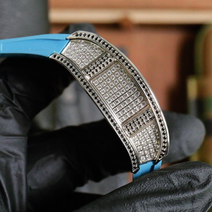 Relojes de Lujo para Mujer, Mecánicos, RM 19-01, Material de Oro Rosa, Diamante Moissanita, Tourbillon, Reloj Automático de Moda para Mujer - Product Image 5