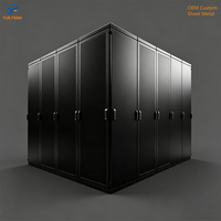 Boîtier en tôle sur mesure pour système de stockage d'énergie industriel, châssis de serveur multi-GPU Full Tower avec ventilation en maille