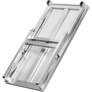 Stainless Steel <b>Folding</b> <b>Table</b> with <b>Adjustable</b> Legs Heavy Duty Commercial Work <b>Table</b> for Restaurant Kitchen Catering - Product Image 4