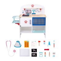 Juego de juguetes de médico para niños, estetoscopio de inyección, mesa de trabajo, bebé, niño, niña, 3-5 años, regalo de cumpleaños.