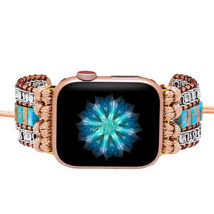 <span class=keywords><strong>Bracelet</strong></span> <span class=keywords><strong>AppleWatch</strong></span> coloré monocouche de style bohème livraison directe en gros - Product Image 4