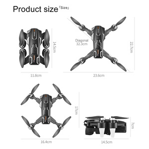 Mini drones professionnels 2025 avec caméra SD 480P, télécommande, lumières LED, design pliable - Drone commercial de haute qualité - Product Image 1