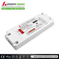 Alimentation Led Éclairage Ac à Dc Ip20 Boîtier plastique 48w 60w 80w Triac 5 en 1 Dimmable Led Driver 12v 24v