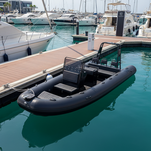 18ft Aluminum Hull RIB 560 Hypalon Inflatable Rowing Boat for Sale - Product Image 2