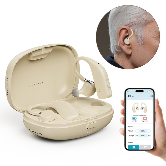 Best 16 & 50-Channel Digital Rechargeable Waterproof Hearing Aids Clinically Fitted Pods for Elderly in USA