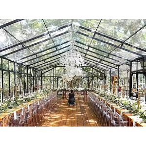 Sang trọng lớn ngoài trời tiệc cưới Lều rõ ràng mái kích thước 10x30 20x30 20x40 cho 200 300 500 800 người triển lãm thương mại lều - Product Image 5