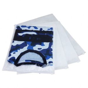 Sacs d'emballage en plastique écologiques avec fermeture éclair pour vêtements, personnalisables avec logo, pour promotion - Product Image 1