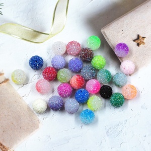 2025 Venta al por mayor, mezcla de 100 piezas, accesorios para hacer pulseras DIY, cuentas acrílicas de azúcar de 16 mm - Product Image 3