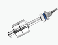 Capteur de niveau de liquide à flotteur en acier inoxydable pour installation horizontale latérale