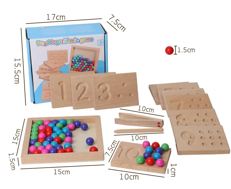 Trending Products 2022 New Arrival Toy Math Skill Boosting Mathematical Games Montessori Wooden Toys Educational