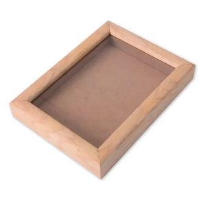 Thủ Công Rắn Bằng Gỗ Bóng Sâu Hộp Khung Tùy Chỉnh Kích Thước 4x6 5x7 6x8 Gỗ Khung Vuông Bóng Sâu Hộp - Product Image 6