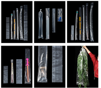 Groothandel Recyclebare PE Zachte Buisjes Magnetronbestendige IJslolly Zipzakken Handlengte Aanpasbaar Zeefdruk Design