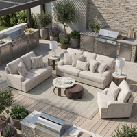 Raffinierte Übergroße Cloud-Couch mit Loungebereich für Komfort im Wohnzimmer, Komfortzentrum um Cloud-Couch und Sofa Cloud