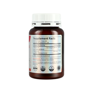 Cápsulas de vitamina D3 y K2 compatibles con la salud ósea y cardíaca para hombres y mujeres, suplemento de vitamina D3 y K2, 120 cápsulas - Product Image 2