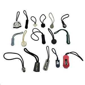 Hengda Factory <strong>Custom</strong> Silicone <strong>Zipper</strong> <strong>Slider</strong> Cute Rubber <strong>Logo</strong> Puller Customizable <strong>Zipper</strong> Puller - Product Image 1