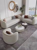 Canapé modulaire en cuir de qualité supérieure, ensembles de canapés d'angle de luxe pour salon, meubles de salon modernes
