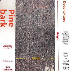 Adesivi <span class=keywords><strong>Murali</strong></span> Durevoli con Alberi Sintetici Artificiali, Impermeabili, Ecologici, Effetto Naturale, <span class=keywords><strong>Foglie</strong></span> Alte 60 cm, per Paesaggistica da Giardino - Product Image 5