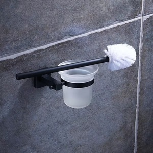 304 Thép Không Gỉ Màu Đen Treo Tường Khăn Rod Phù Hợp Với Nhà Vệ Sinh Lưu Trữ Giá Mô Chủ Phòng Tắm Áo Móc Giấy Khăn Giá - Product Image 3