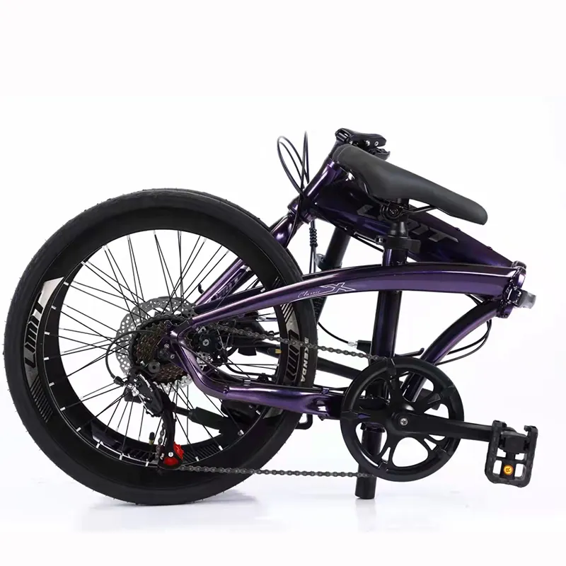 China wholesale one-wheel three knife folding bike / custom 21 gears 3 knifes rim foldable bike for sale