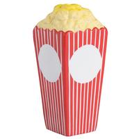 Balle anti-stress personnalisée en forme de boîte à popcorn avec logo imprimé – Cadeau promotionnel pour cinéma, bureau, ou comme jouet à presser pour soulager l'anxiété