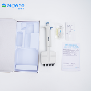 Eldere ปิเปตต์ดิจิตอลขนาด0.5 10ul สูง8แชนเนลพลาสติก <span class=keywords><strong>CE</strong></span> แบบแมนนวลปรับได้ของเหลวมาตรฐาน ISO - Product Image 3