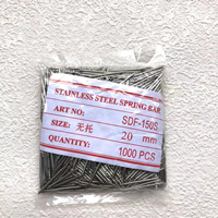 Barres de connexion sans épaule pour montres, diamètre 1,5 mm, 10-24 mm, en acier inoxydable, étanches, pour bracelet de montre, outils de connexion, vente en gros