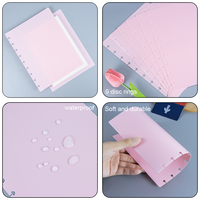 Lot de 6 couvertures de planificateur Discbound, couvertures de carnet Discbound, taille classique, 9 trous en forme de champignon, en PP coloré pour planificateur