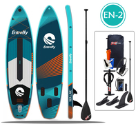 Entroffy personnalisé coloré peint longue planche mousse époxy surf planche de surf planche de surf