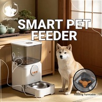 Distributeur automatique de nourriture pour chats et petits chiens 4L, programme de repas programmable, sans BPA, bol en acier inoxydable 304