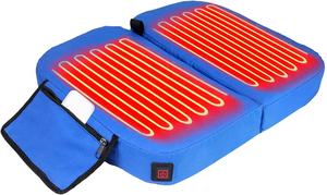 Portable Floding coussin de chaise chauffante coussin de siège hiver chaud doux confortable soutien coussin de siège de voiture chauffant pour hommes femmes conduite - Product Image 2