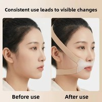 Masque liftant aux ions négatifs avec motif français pour le raffermissement des muscles du visage et anti-affaissement