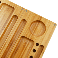 Mini plateaux roulants Led portables personnalisés avec haut-parleur et balance pour couvercle supérieur magnétique du tabac